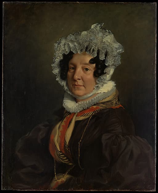 Madame Henri François Riesener (Félicité Longrois, 1786–1847), by Eugène Delacroix