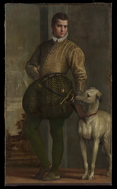Boy with a Greyhound, by Paolo Veronese (Paolo Caliari)