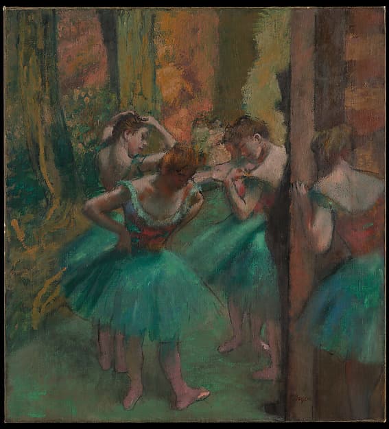 Dancers, Pink and Green, by Edgar Degas