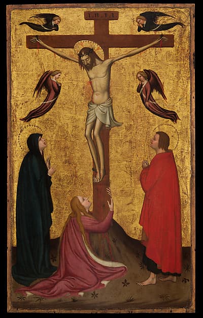 The Crucifixion, by Stefano da Verona (Stefano di Giovanni d'Arbosio di Francia)