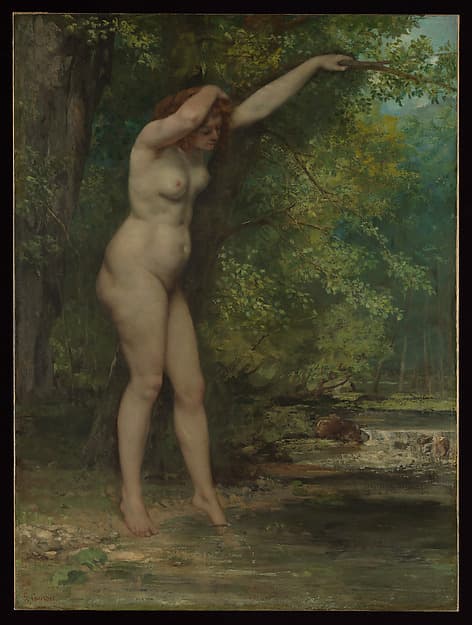 The Young Bather, by Gustave Courbet