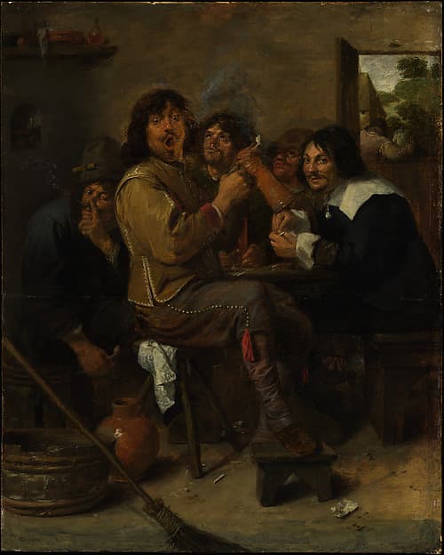 The Smokers, by Adriaen Brouwer