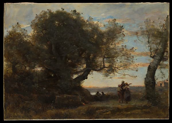 Landscape with Figures (Les Bohémiens), by Camille Corot