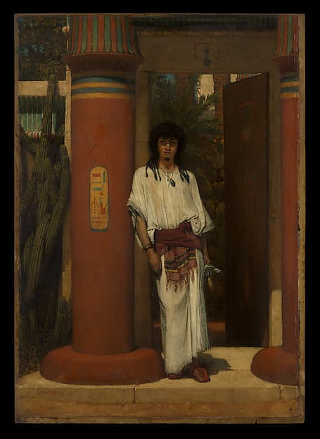 An Egyptian in a Doorway, by Sir Lawrence Alma-Tadema