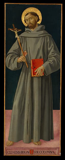 Saint Francis of Assisi, by Antoniazzo Romano (Antonio di Benedetto Aquilio)