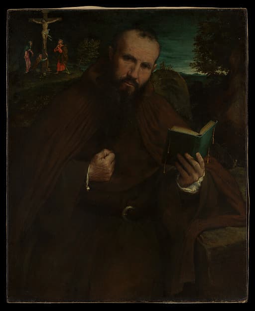 Brother Gregorio Belo of Vicenza, by Lorenzo Lotto