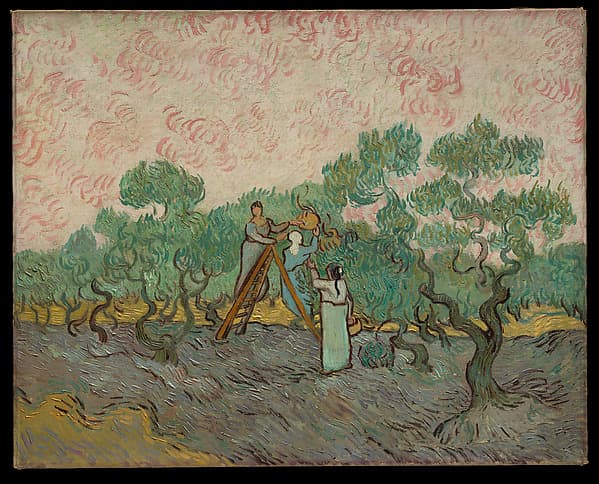 Women Picking Olives, by Vincent van Gogh
