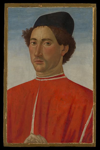 Portrait of a Man, by Cosimo Rosselli