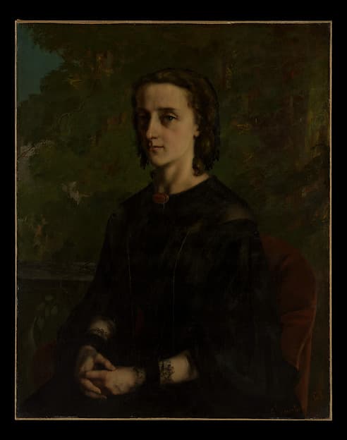 Madame Frederic Breyer (Fanny Hélène Van Bruyssel, 1830–1894), by Gustave Courbet