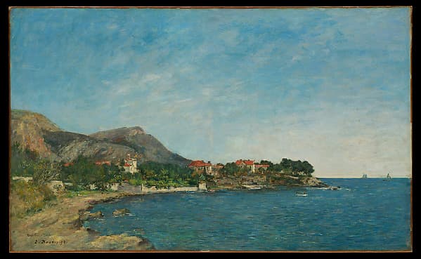 Beaulieu: The Bay of Fourmis, by Eugène Boudin