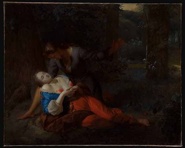 Cephalus and Procris, by Godfried Schalcken