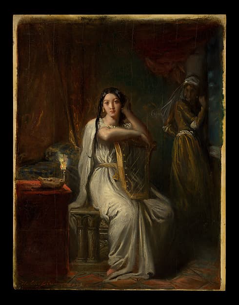 Desdemona (The Song of the Willow), by Théodore Chassériau
