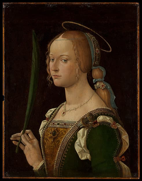 Saint Justina of Padua, by Bartolomeo Montagna (Bartolomeo Cincani)
