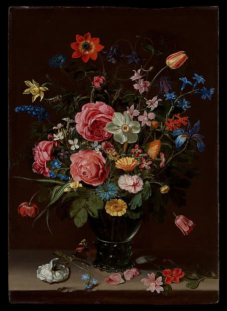 A Bouquet of Flowers, by Clara Peeters