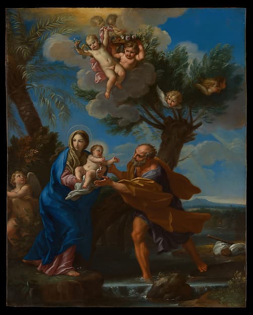 The Flight into Egypt, by Carlo Maratti