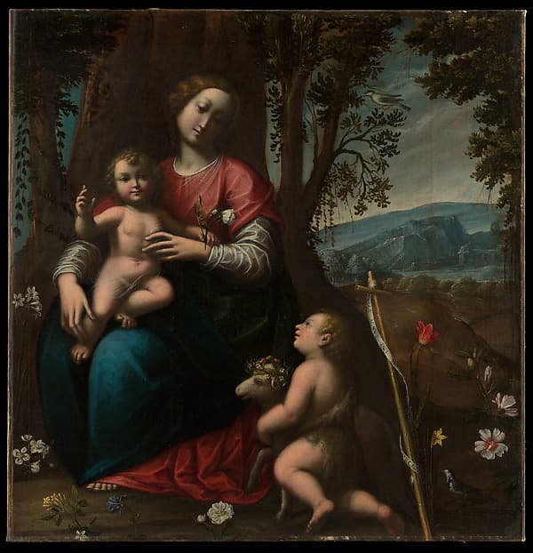 Madonna and Child with the Infant Saint John the Baptist, by Orsola Maddalena Caccia