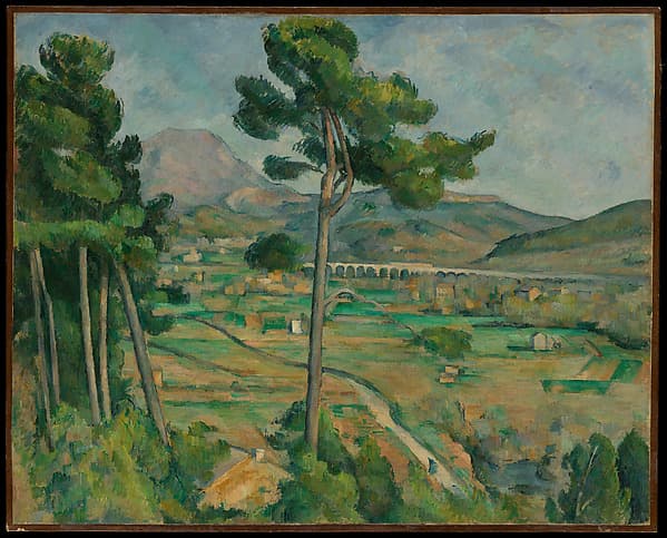 Mont Sainte-Victoire and the Viaduct of the Arc River Valley, by Paul Cézanne