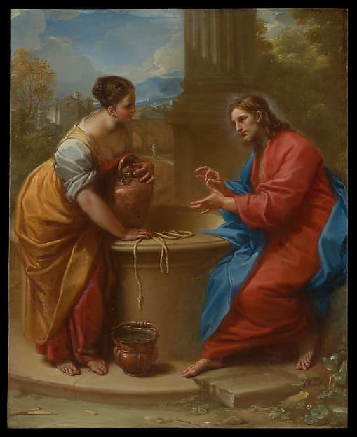 Christ and the Woman of Samaria, by Benedetto Luti