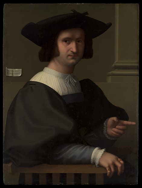 Portrait of a Man, by Tommaso Fiorentino (Tommaso di Stefano Lunetti)