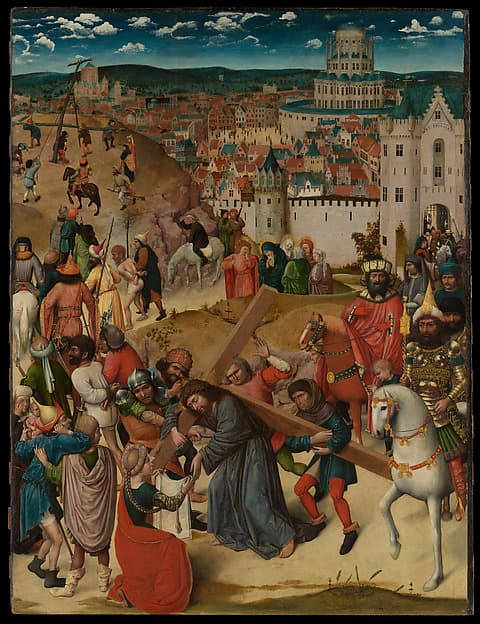 Christ Bearing the Cross, by North Netherlandish (Bruges) Painter
