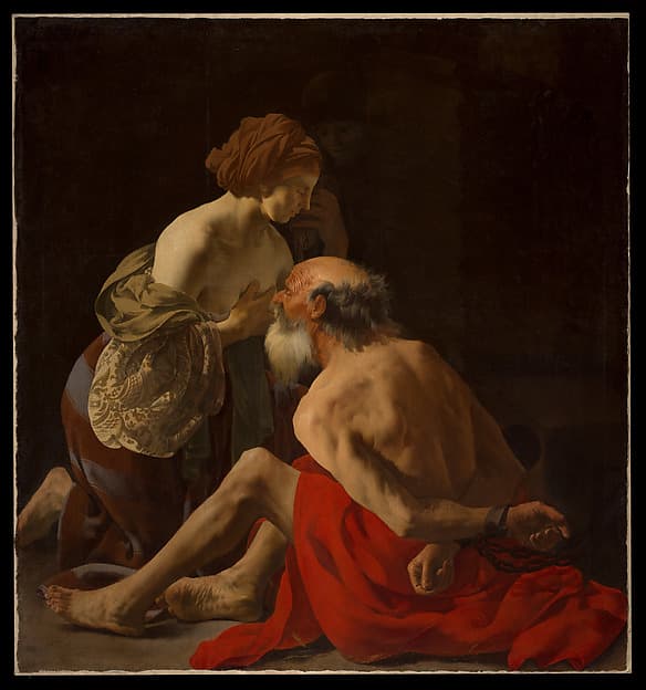 Roman Charity, by Hendrick ter Brugghen