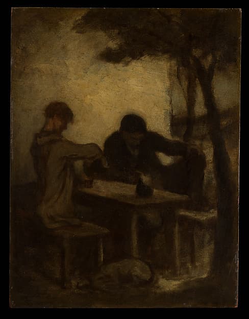 The Drinkers, by Honoré Daumier