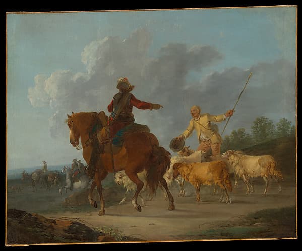 Cavalier and Shepherd, by Francesco Casanova