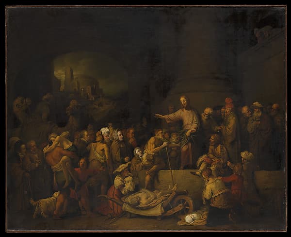 Christ Healing the Sick, by Christian Wilhelm Ernst Dietrich
