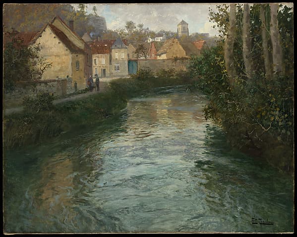 Picquigny, by Frits Thaulow