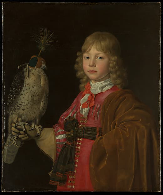 Portrait of a Boy with a Falcon, by Wallerant Vaillant