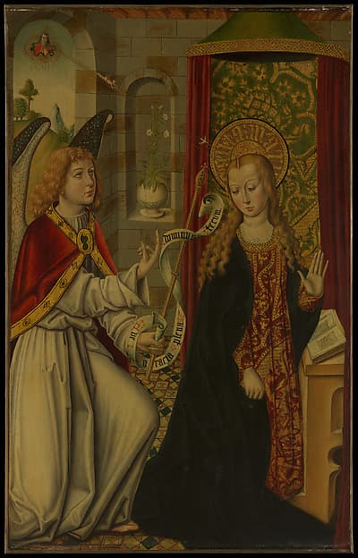 The Annunciation, by Budapest Master