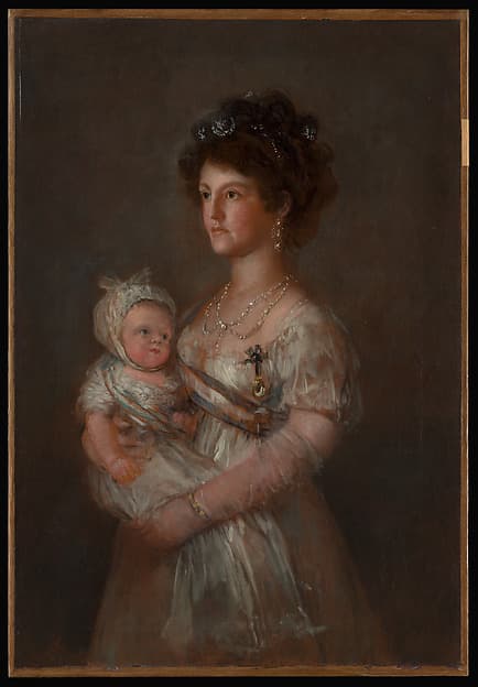 Infanta María Luisa (1782–1824) and Her Son Carlos Luis (1799–1883), by Goya