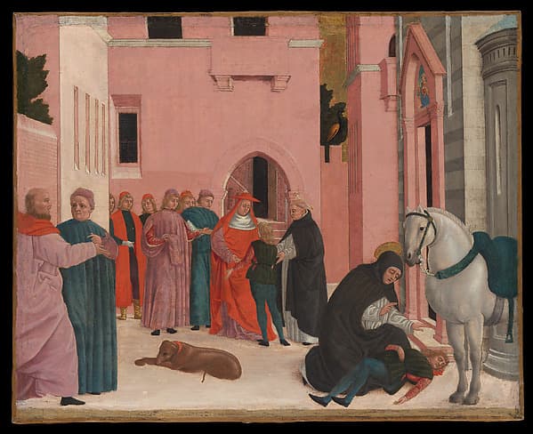 Saint Dominic Resuscitating Napoleone Orsini, by Bartolomeo degli Erri