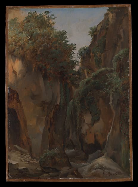 Ravine at Sorrento, by Edouard Bertin