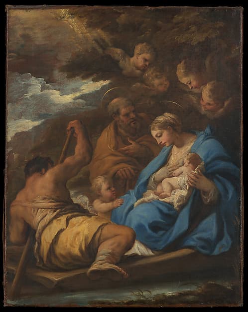 The Flight into Egypt, by Luca Giordano