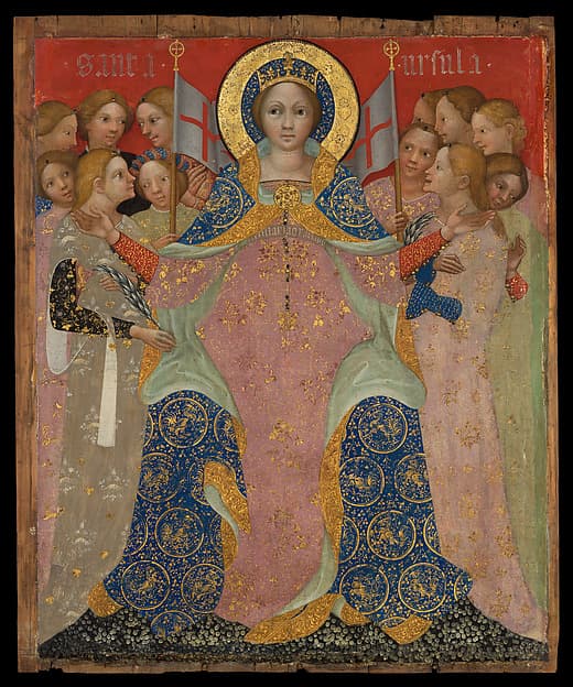 Saint Ursula and Her Maidens, by Niccolò di Pietro