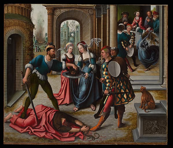 The Martyrdom of Saint John the Baptist, by Bernard van Orley