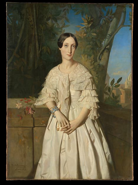 Comtesse de La Tour-Maubourg (Marie-Louise-Charlotte-Gabrielle Thomas de Pange, 1816–1850), by Théodore Chassériau