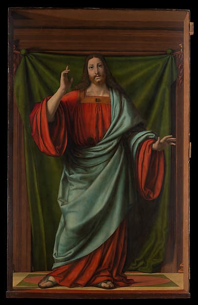 Christ Blessing, by Andrea Solario