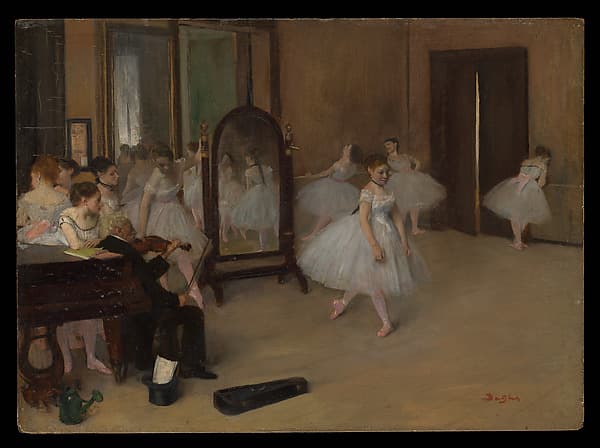 The Dancing Class, by Edgar Degas