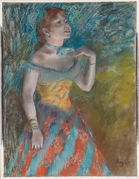 The Singer in Green, by Edgar Degas