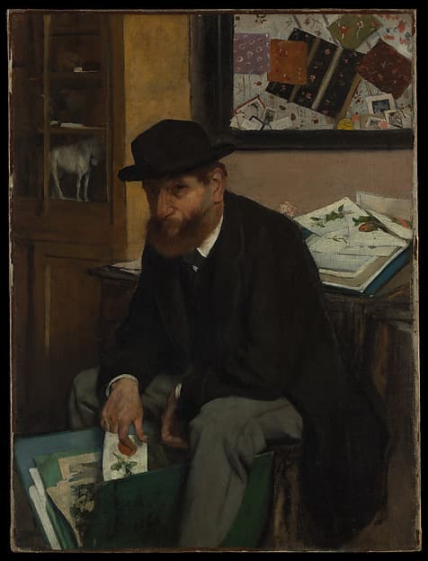The Collector of Prints, by Edgar Degas