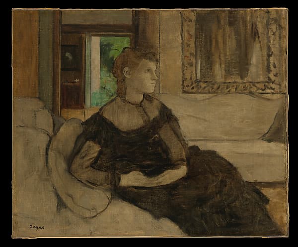 Madame Théodore Gobillard (Yves Morisot, 1838–1893), by Edgar Degas