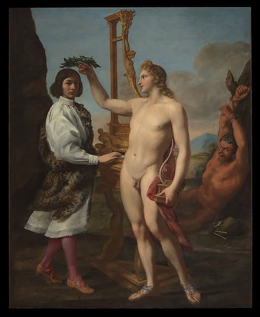 Marcantonio Pasqualini (1614–1691) Crowned by Apollo, by Andrea Sacchi