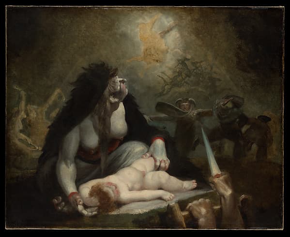 The Night-Hag Visiting Lapland Witches, by Henry Fuseli