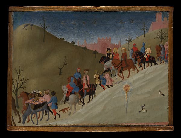 The Journey of the Magi, by Sassetta (Stefano di Giovanni)
