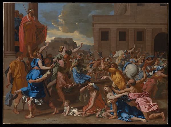 The Abduction of the Sabine Women, by Nicolas Poussin