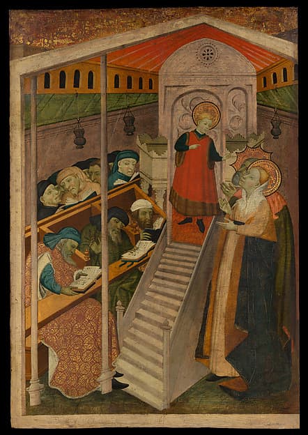 Christ among the Doctors, by Spanish (Catalan) Painter