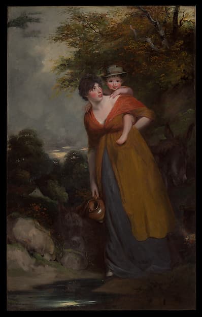 Mrs. Richard Brinsley Sheridan (Hester Jane Ogle, 1775/76–1817) and Her Son (Charles Brinsley Sheridan, 1796–1843), by John Hoppner