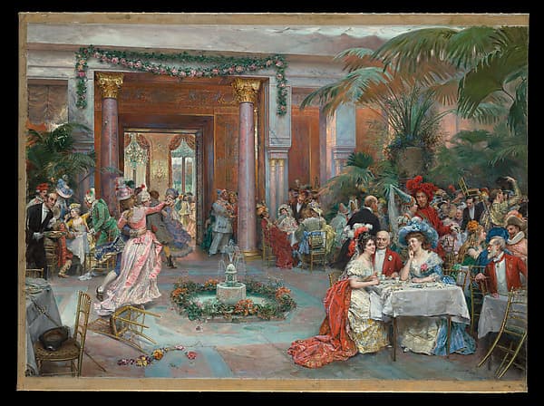 Masquerade Ball, by Raimundo de Madrazo y Garreta